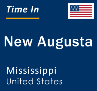 Current local time in New Augusta, Mississippi, United States