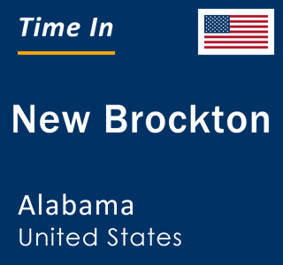 Current local time in New Brockton, Alabama, United States