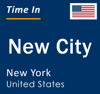Current local time in New City, New York, United States