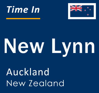 Current local time in New Lynn, Auckland, New Zealand