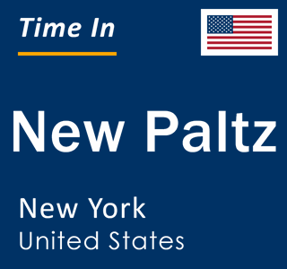 Current local time in New Paltz, New York, United States