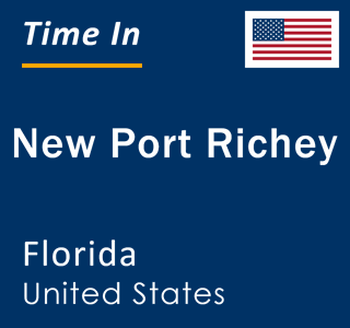 Current local time in New Port Richey, Florida, United States