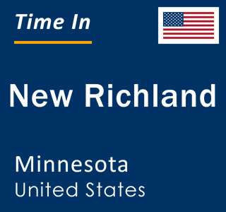 Current local time in New Richland, Minnesota, United States