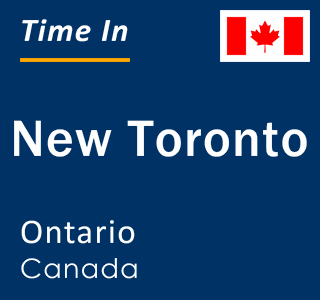 Current local time in New Toronto, Ontario, Canada