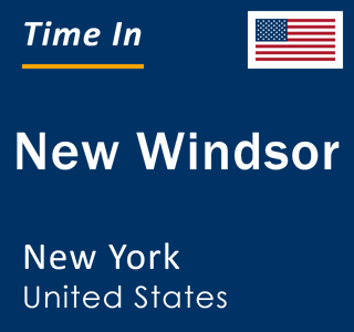 Current local time in New Windsor, New York, United States