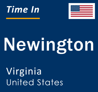 Current local time in Newington, Virginia, United States