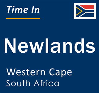 Current local time in Newlands, Western Cape, South Africa