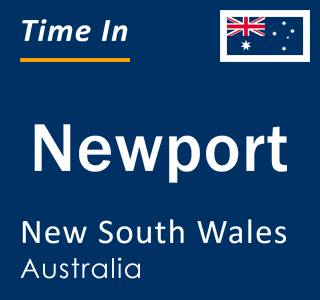 Current local time in Newport, New South Wales, Australia
