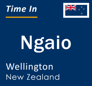 Current local time in Ngaio, Wellington, New Zealand