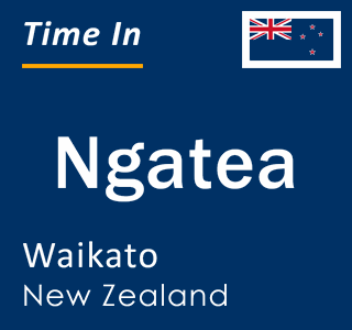 Current local time in Ngatea, Waikato, New Zealand