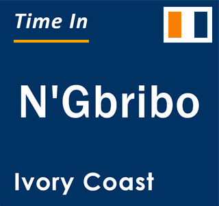 Current local time in N'Gbribo, Ivory Coast