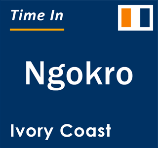 Current local time in Ngokro, Ivory Coast