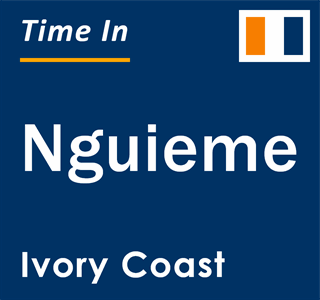 Current local time in Nguieme, Ivory Coast