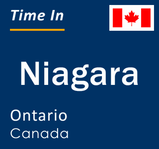 Current local time in Niagara, Ontario, Canada