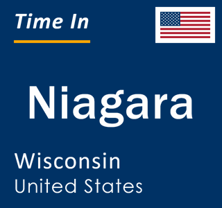 Current local time in Niagara, Wisconsin, United States