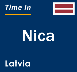 Current local time in Nica, Latvia