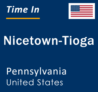 Current local time in Nicetown-Tioga, Pennsylvania, United States