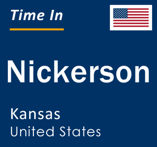 Current local time in Nickerson, Kansas, United States