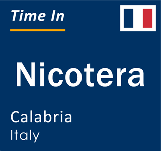 Current local time in Nicotera, Calabria, Italy