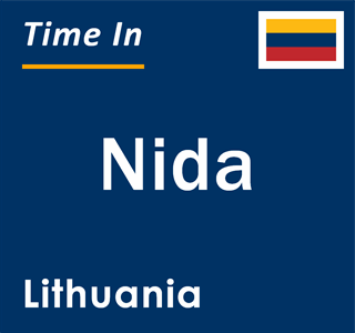 Current local time in Nida, Lithuania