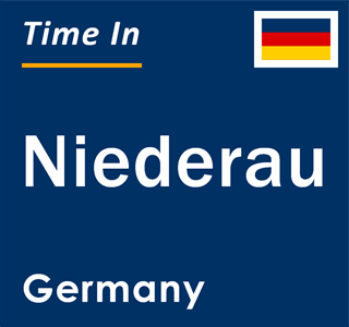 Current local time in Niederau, Germany