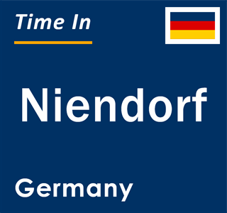 Current local time in Niendorf, Germany