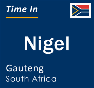 Current time in Nigel, Gauteng, South Africa