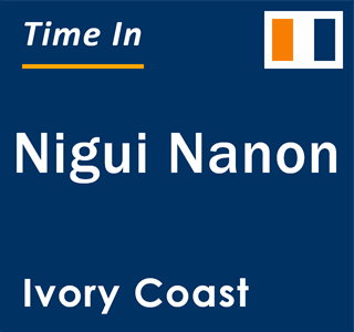 Current local time in Nigui Nanon, Ivory Coast