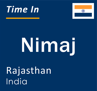 Current local time in Nimaj, Rajasthan, India