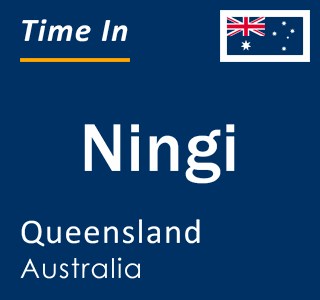 Current local time in Ningi, Queensland, Australia