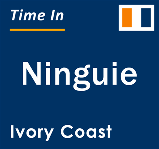 Current local time in Ninguie, Ivory Coast