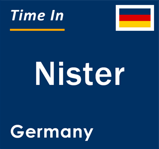 Current local time in Nister, Germany