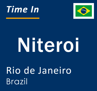 Current time in Niteroi, Rio de Janeiro, Brazil