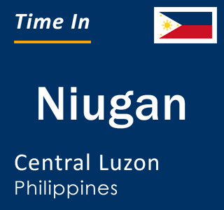 Current local time in Niugan, Central Luzon, Philippines