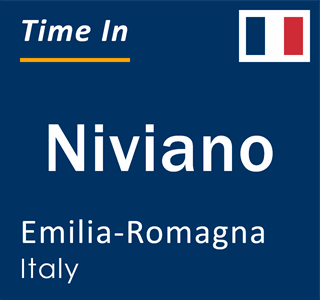 Current local time in Niviano, Emilia-Romagna, Italy