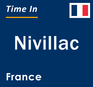 Current local time in Nivillac, France