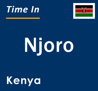 Current local time in Njoro, Kenya