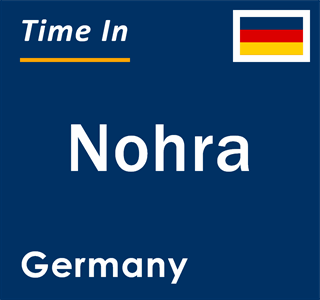 Current local time in Nohra, Germany