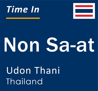 Current time in Non Sa-at, Udon Thani, Thailand