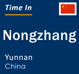 Current local time in Nongzhang, Yunnan, China