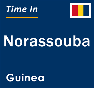 Current local time in Norassouba, Guinea