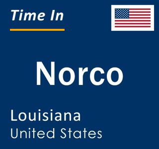 Current local time in Norco, Louisiana, United States