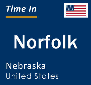 Current local time in Norfolk, Nebraska, United States