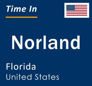 Current local time in Norland, Florida, United States