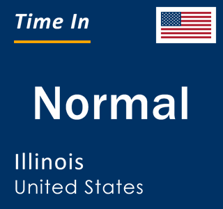 Current local time in Normal, Illinois, United States