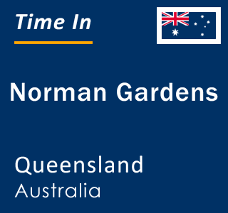 Current local time in Norman Gardens, Queensland, Australia