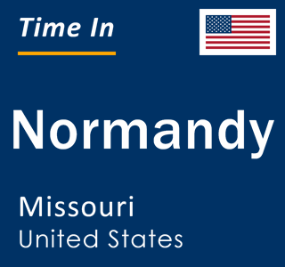 Current local time in Normandy, Missouri, United States