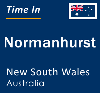 Current local time in Normanhurst, New South Wales, Australia