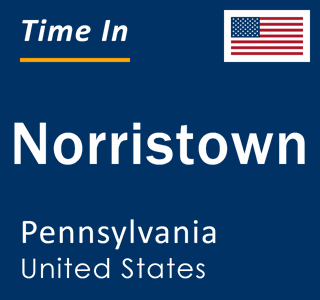 Current local time in Norristown, Pennsylvania, United States