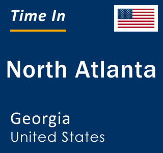 Current time in North Atlanta, Georgia, United States